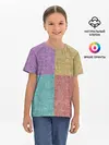 Детская базовая футболка / Burlap Patchwork