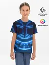 Детская базовая футболка / Неоновая броня | Neon Armor