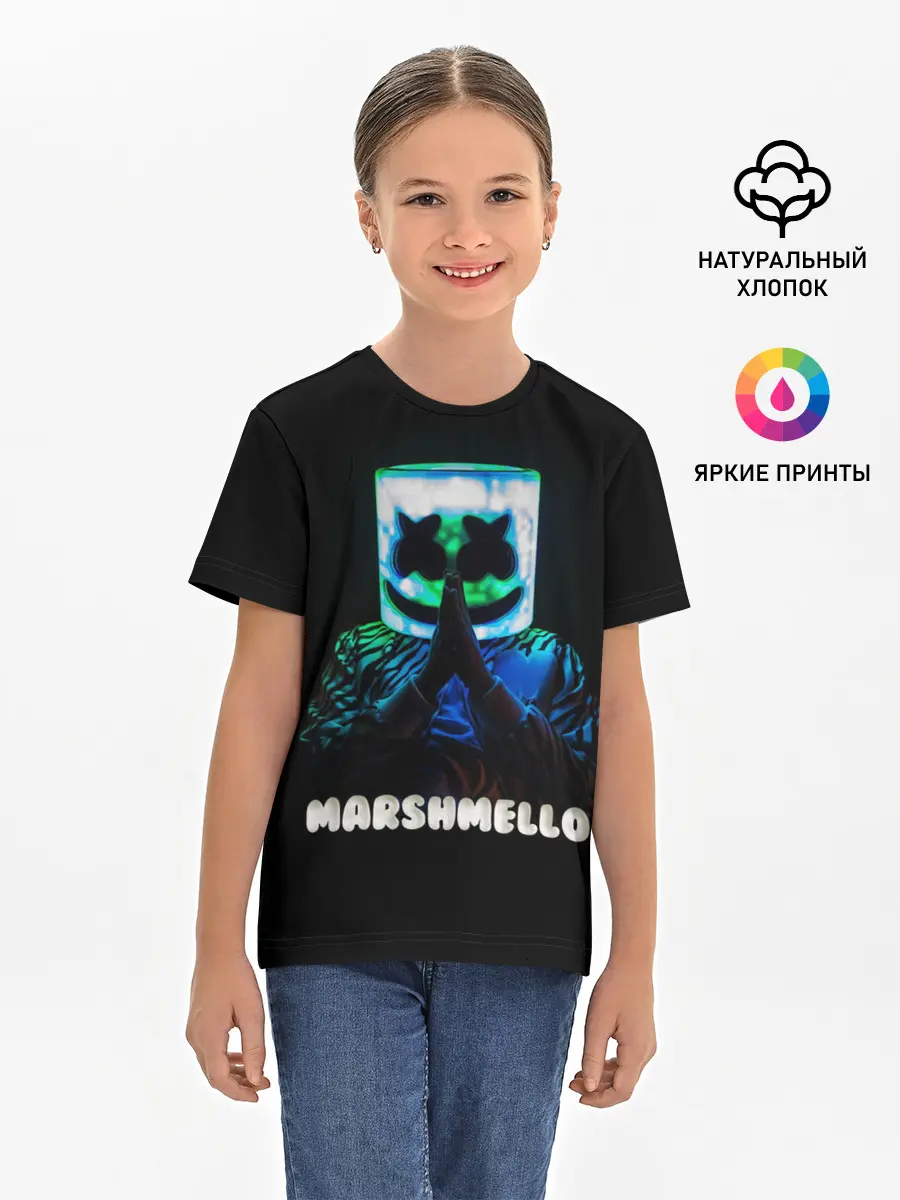 Детская базовая футболка / Marshmello