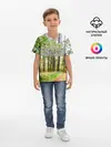 Детская базовая футболка / Лес мой храм