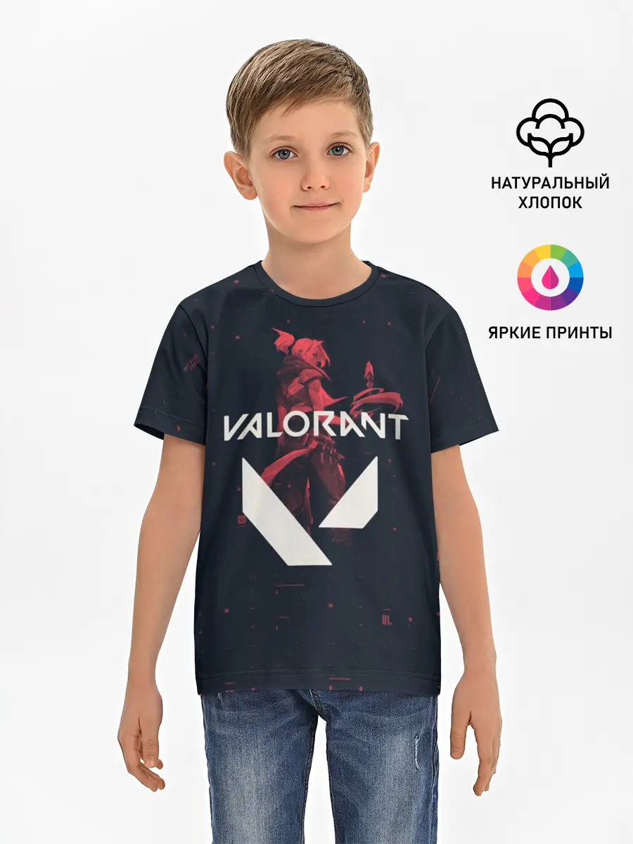 Детская базовая футболка / VALORANT