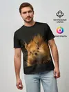Мужская базовая футболка / Белочка
