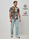 Мужская базовая футболка / Dimitrescu stikers style 2