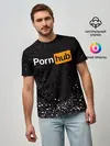 Мужская базовая футболка / PornHub | ПОРНХАБ