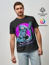 Мужская базовая футболка / Уличный Ван Дамм