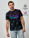 Мужская базовая футболка / Twitch (gradient)