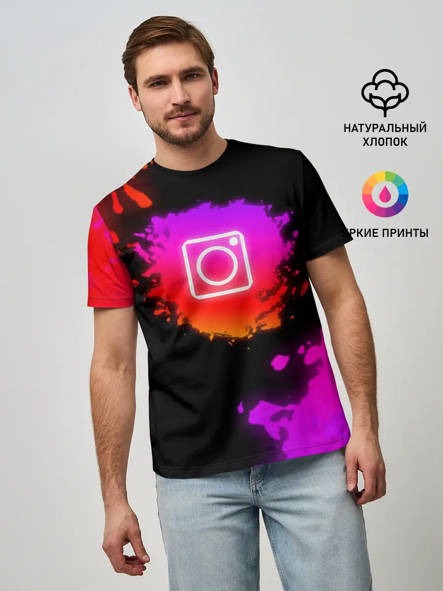 Мужская базовая футболка / Instagram