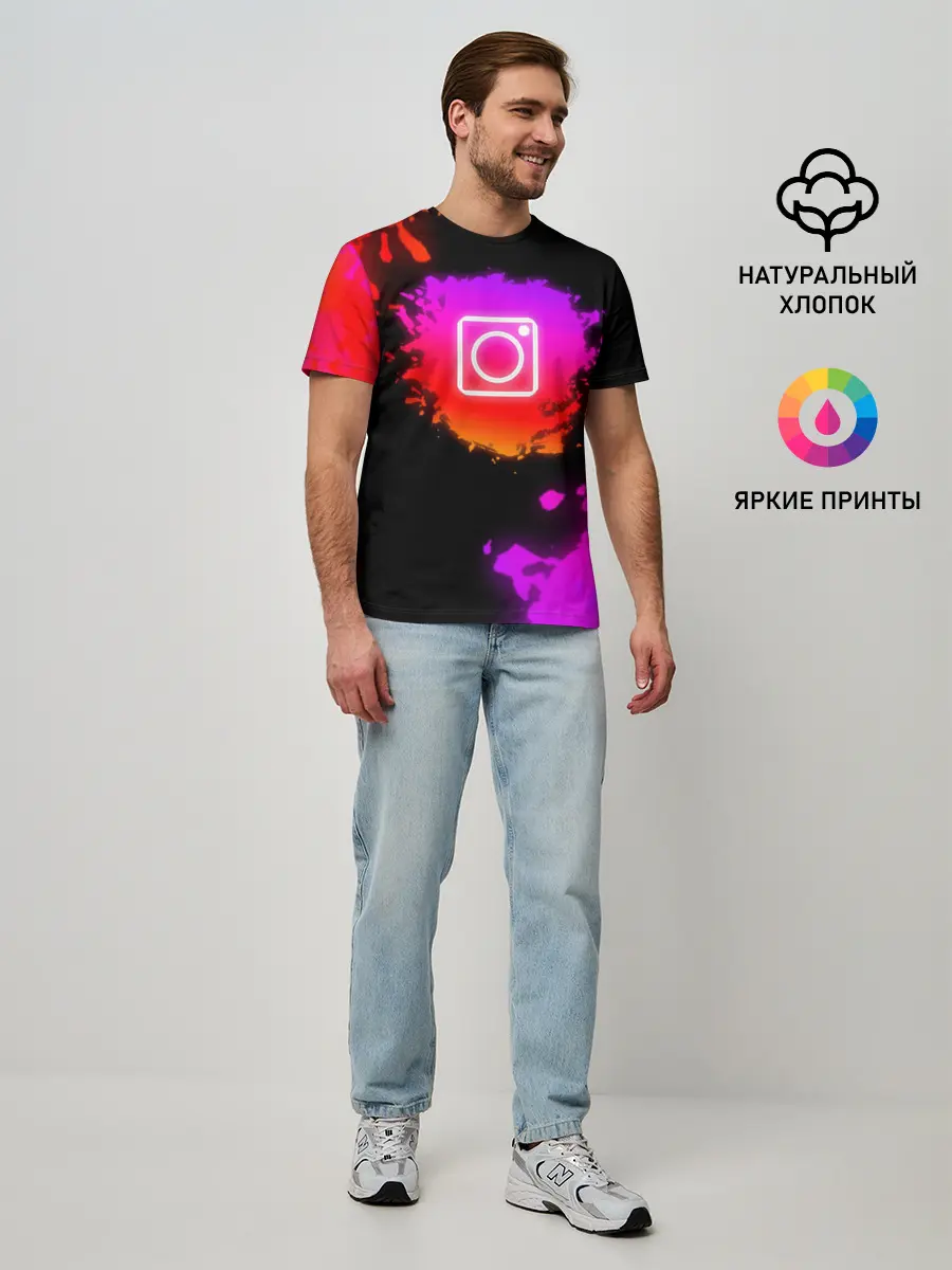 Мужская базовая футболка / Instagram