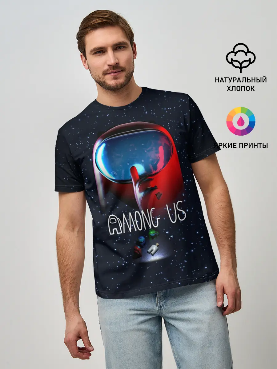 Мужская базовая футболка / AMONG US
