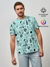 Мужская базовая футболка / SkullS