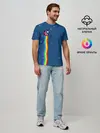 Мужская базовая футболка / AMONG US - NYAN CREWMATE