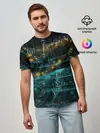 Мужская базовая футболка / Формулы в пространстве