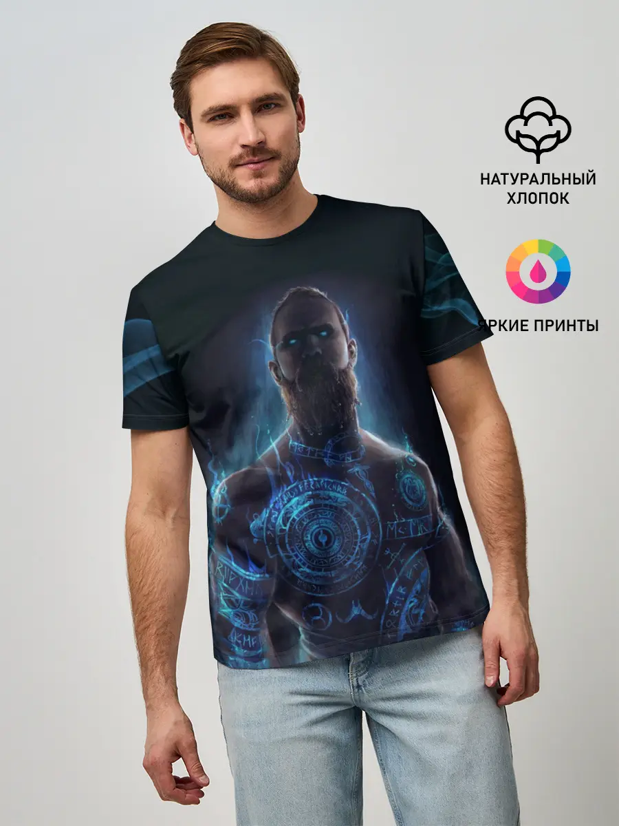 Мужская базовая футболка / Baldur (God of War)