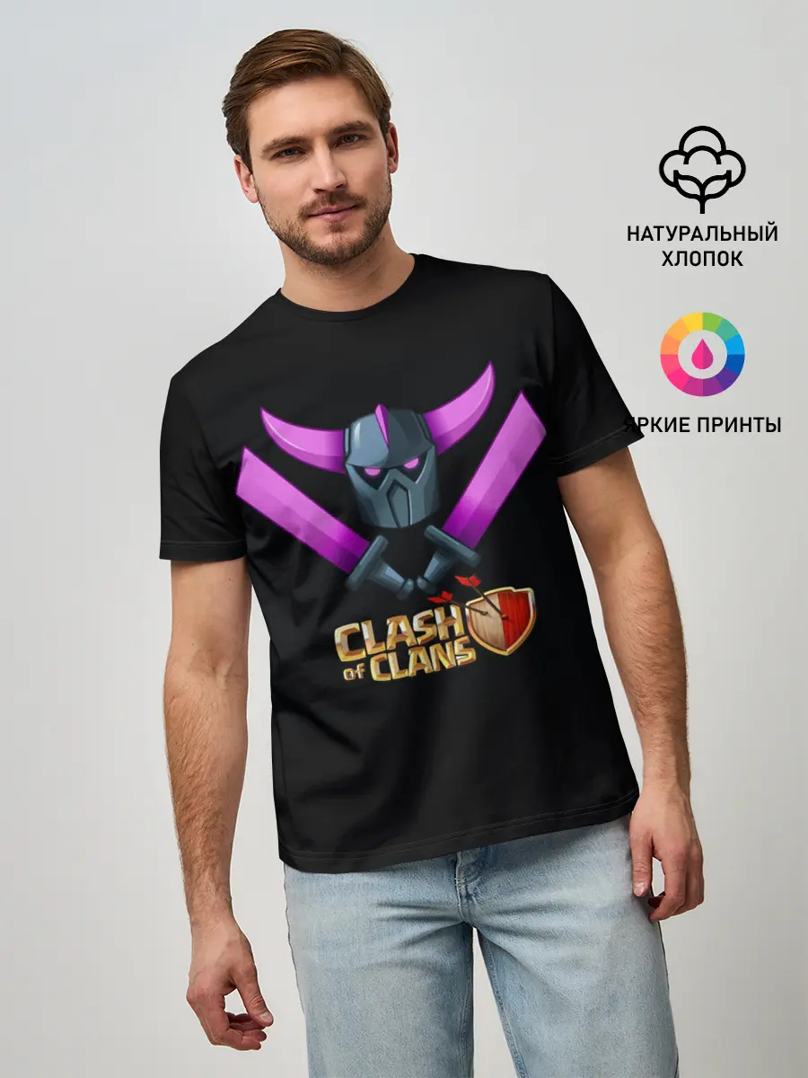 Мужская базовая футболка / Clash of Clans