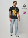 Мужская базовая футболка / Pikachu Pika Pika