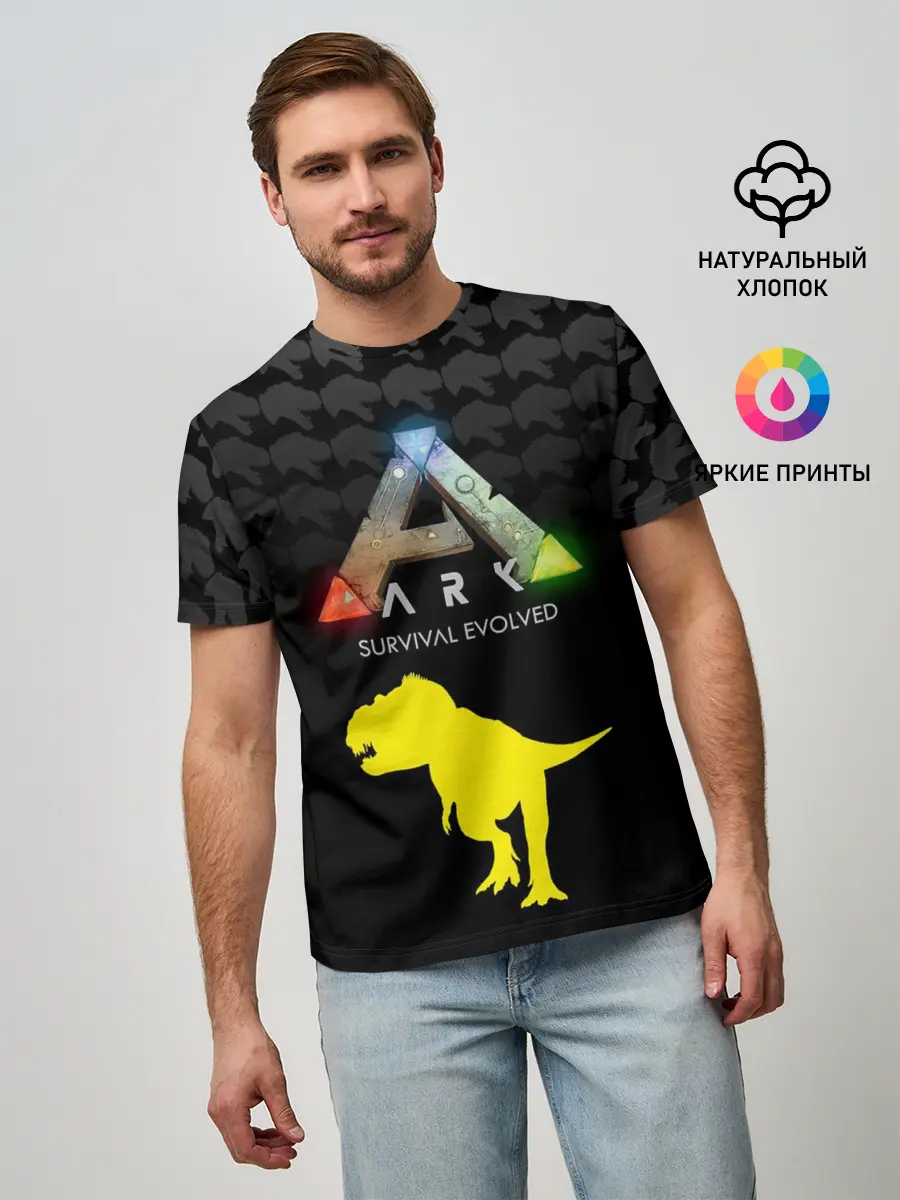 Мужская базовая футболка / Ark Survival Evolved (P007_P004ooo1810287, P004ooo1810287)