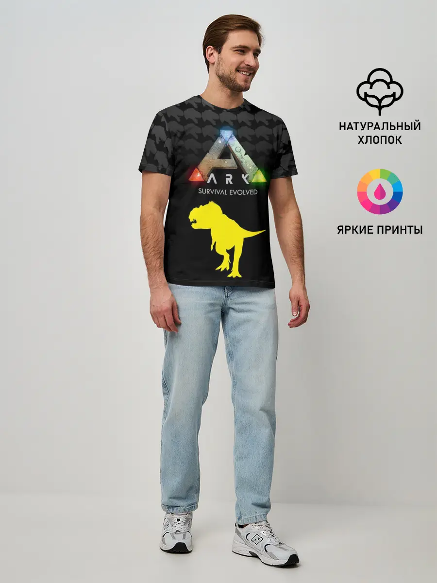 Мужская базовая футболка / Ark Survival Evolved (P007_P004ooo1810287, P004ooo1810287)