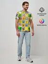 Мужская базовая футболка / Super Mario Pop art