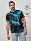 Мужская базовая футболка / NEON SAMURAI