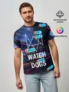 Мужская базовая футболка / Watch Dogs