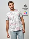 Мужская базовая футболка / Зайки любовь