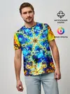 Мужская базовая футболка / ИЛЛЮЗИЯ ФРАКТАЛОВ