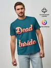 Мужская базовая футболка / Dead inside