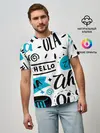 Мужская базовая футболка / Hello (P007_P004ooo1687979, P004ooo1687979)