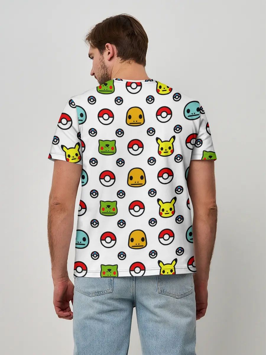 Мужская базовая футболка / POKEMON / ПОКЕМОНЫ