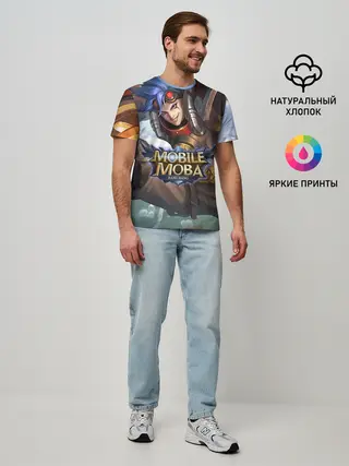 Мужская базовая футболка / nobile legends