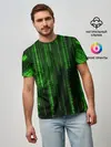 Мужская базовая футболка / Двоичный код