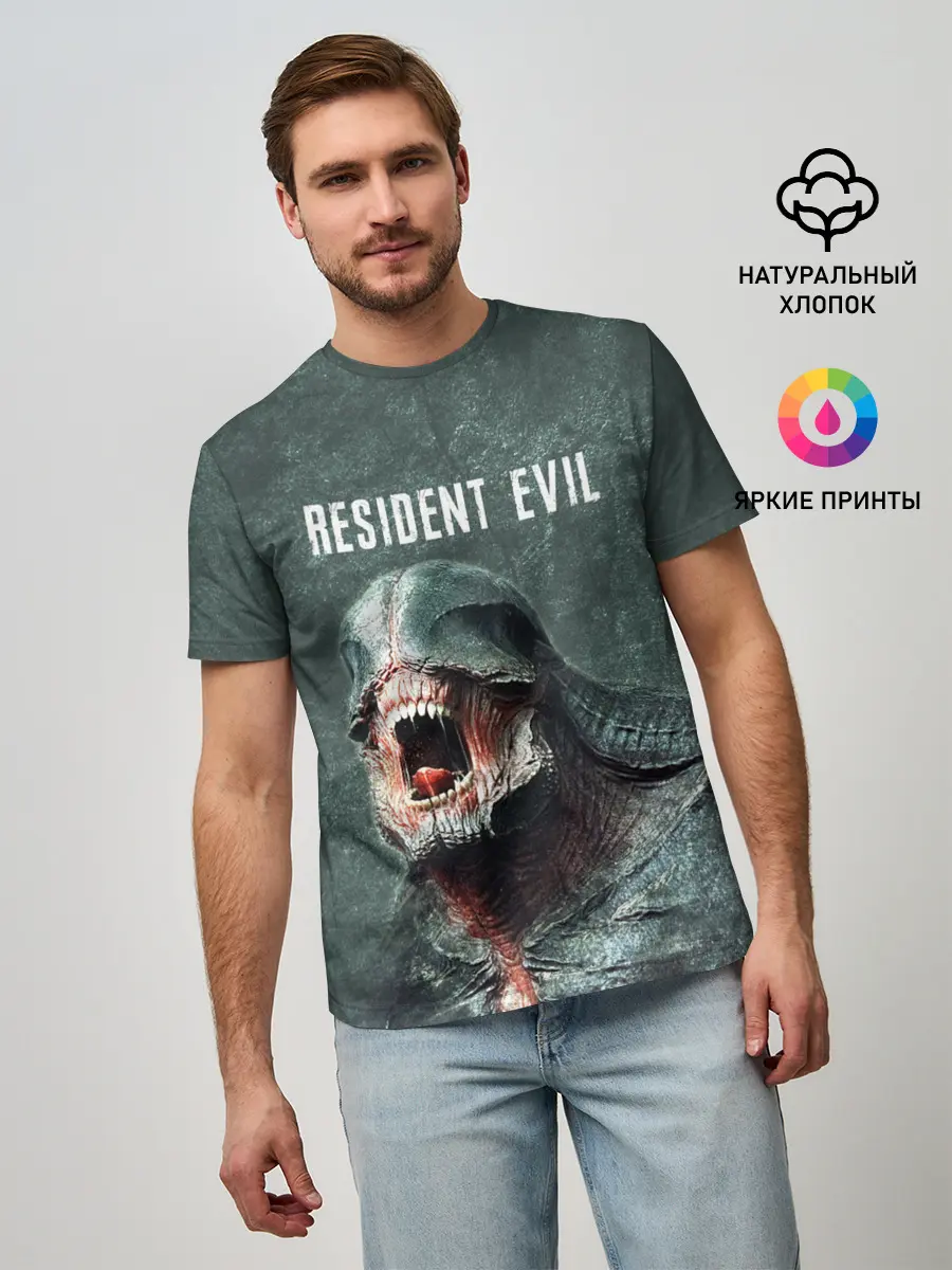 Мужская базовая футболка / RESIDENT EVIL 2 | РЕЗИДЕНТ ЕВИЛ (Z)