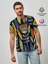 Мужская базовая футболка / вечные цветы фараона