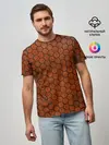 Мужская базовая футболка / Ржавые Соты