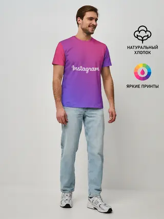 Мужская базовая футболка / Instagram