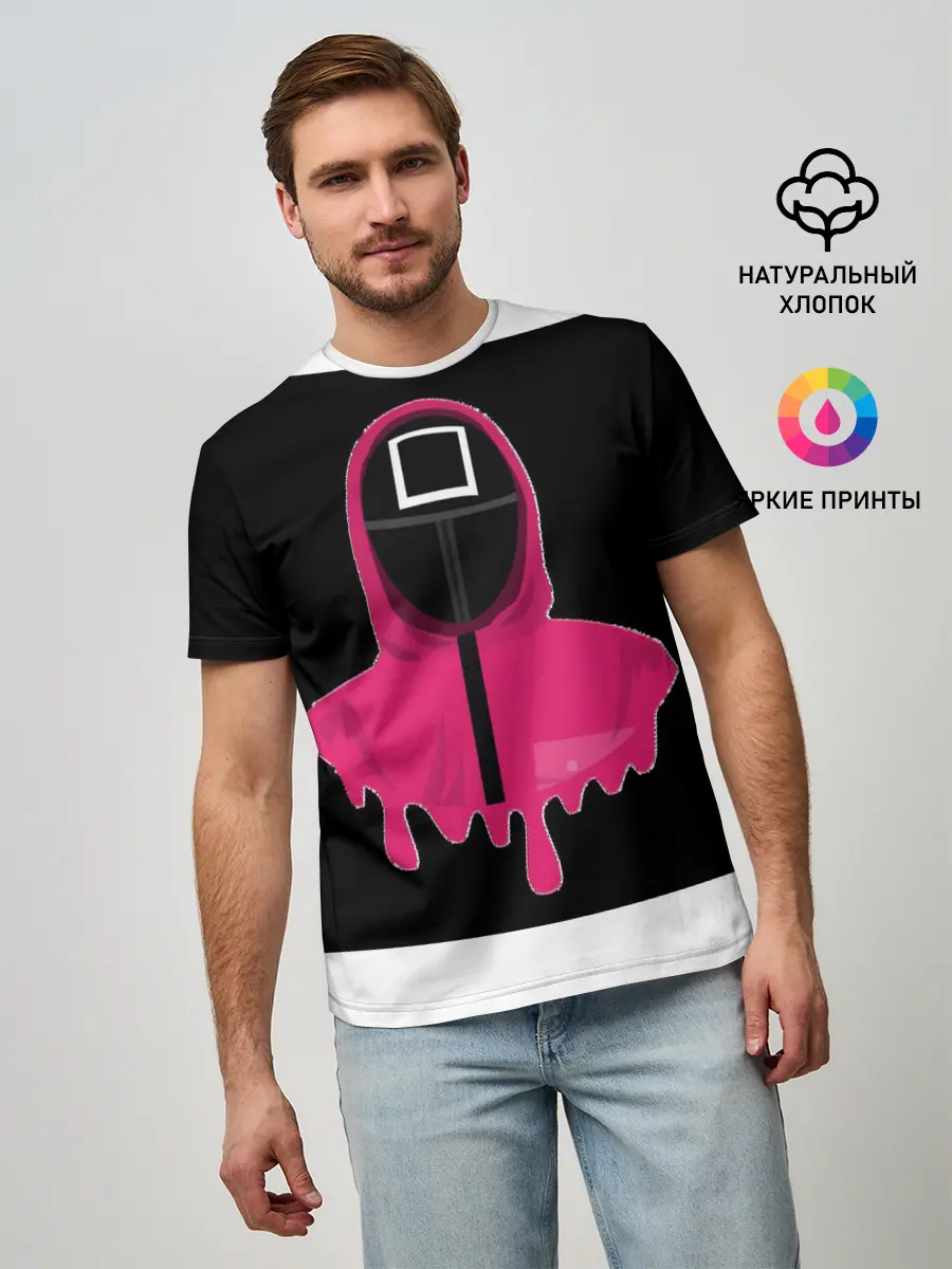 Мужская базовая футболка / Игра в кальмара - Squid game