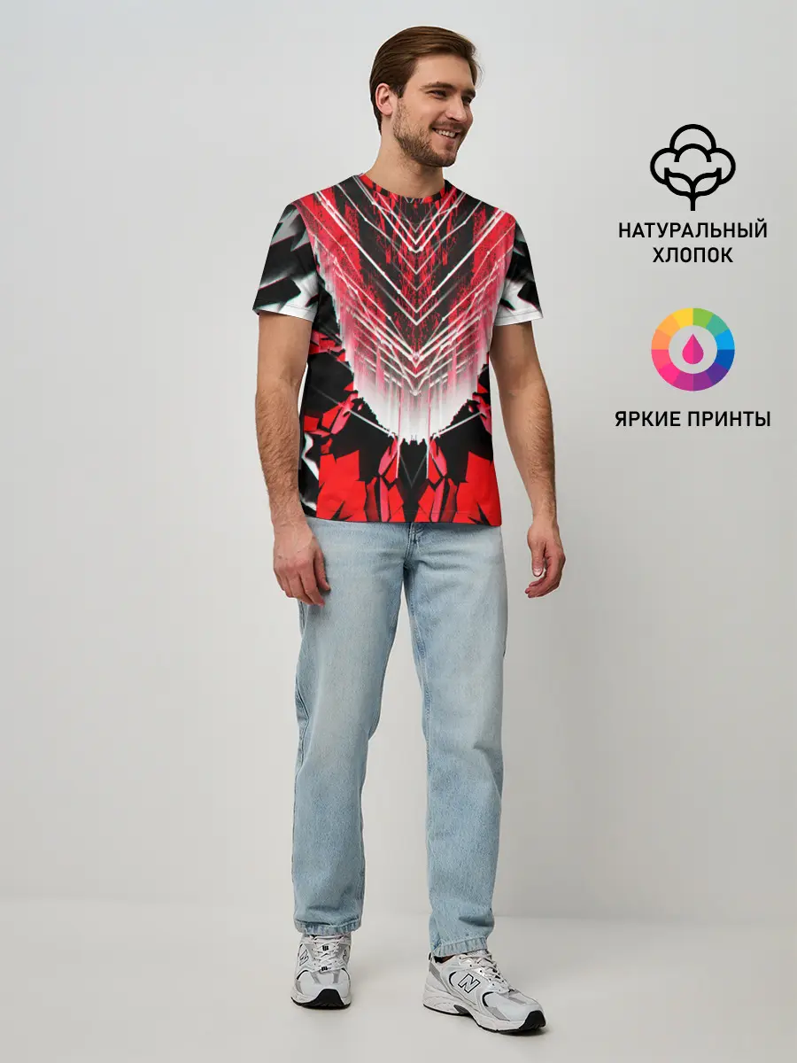Мужская базовая футболка / STRIPES