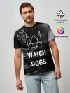 Мужская базовая футболка / Wath dogs 2 Хакер