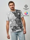 Мужская базовая футболка / Структурная мозайка