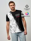 Мужская базовая футболка / AUDI | АУДИ (P007_P004ooo2053595, P004ooo2053595)