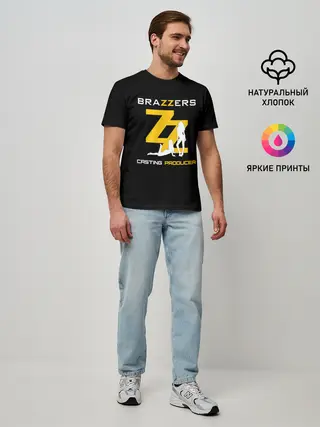Мужская базовая футболка / Brazzers Casting-producer