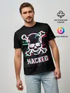 Мужская базовая футболка / Pirate sign