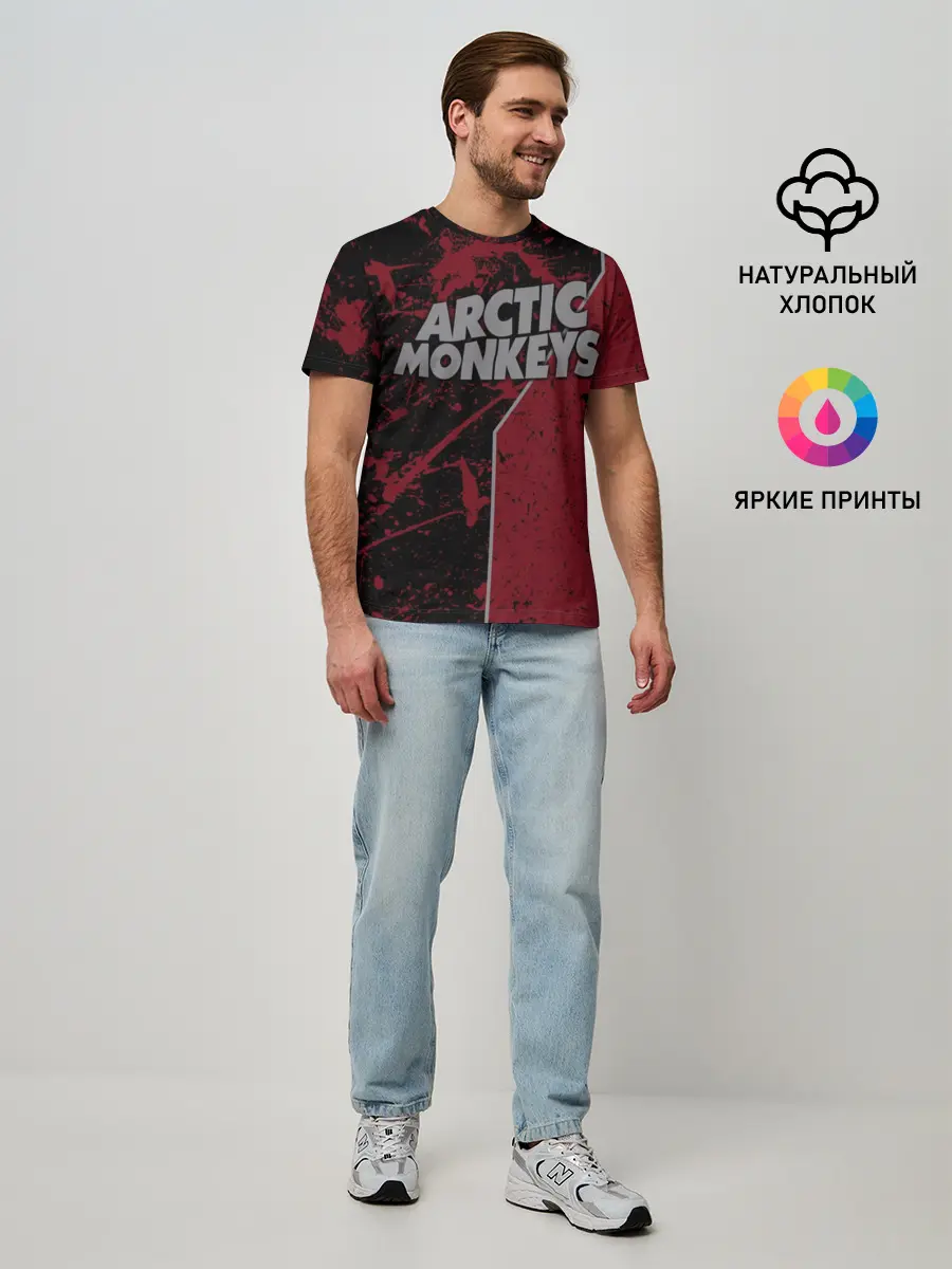Мужская базовая футболка / Arctic Monkeys (P007_P004ooo1654439, P004ooo1654439)