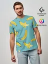 Мужская базовая футболка / Банановый дождь