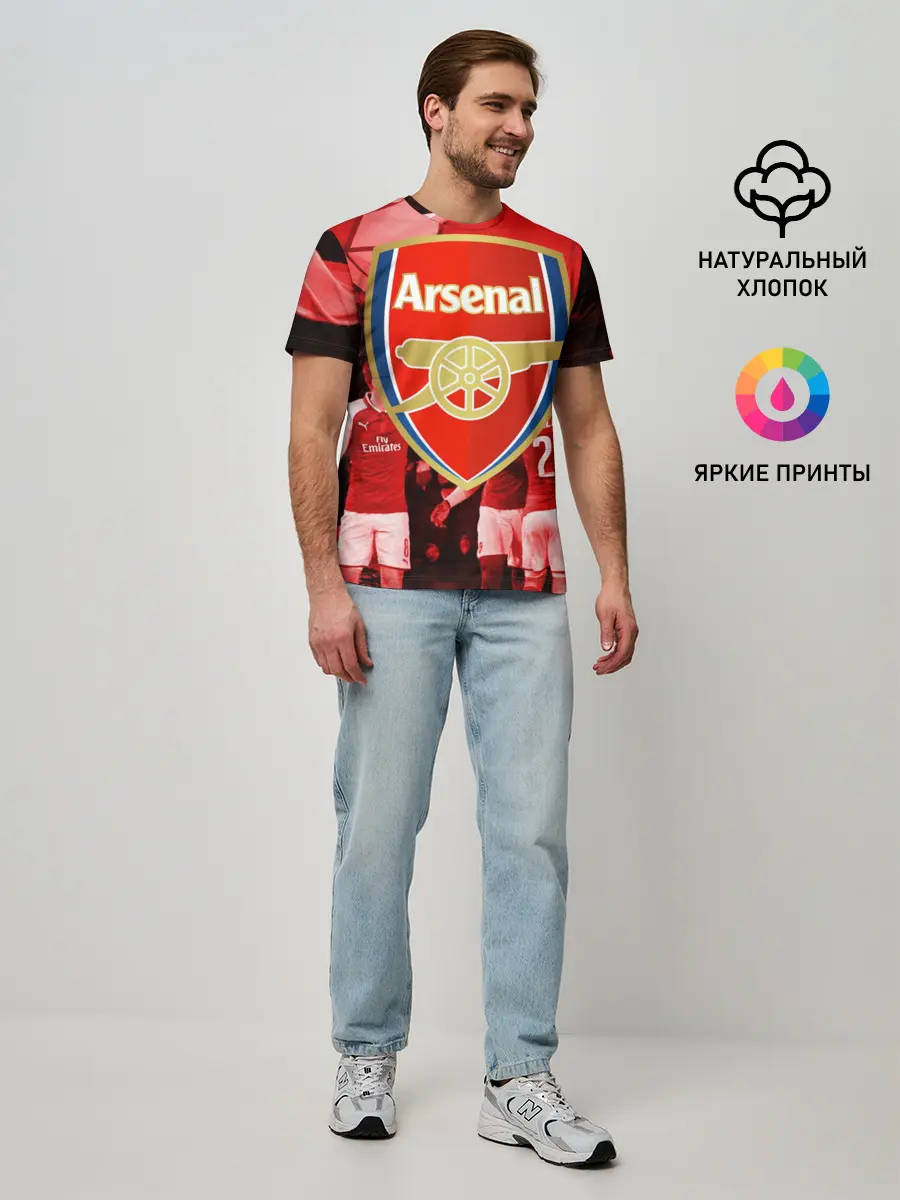 Мужская базовая футболка / Arsenal (P007_P004ooo1908721, P004ooo1908721)