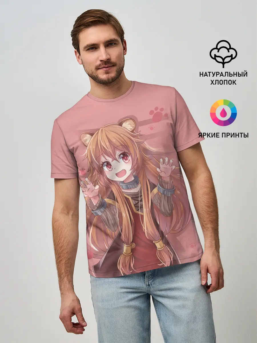 Мужская базовая футболка / Raphtalia