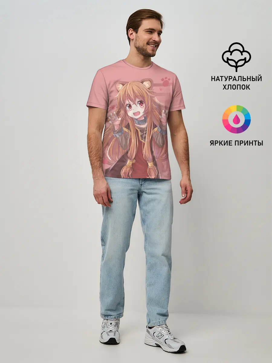 Мужская базовая футболка / Raphtalia