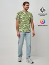 Мужская базовая футболка / Камуфляж из черепов