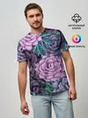 Мужская базовая футболка / Цветы