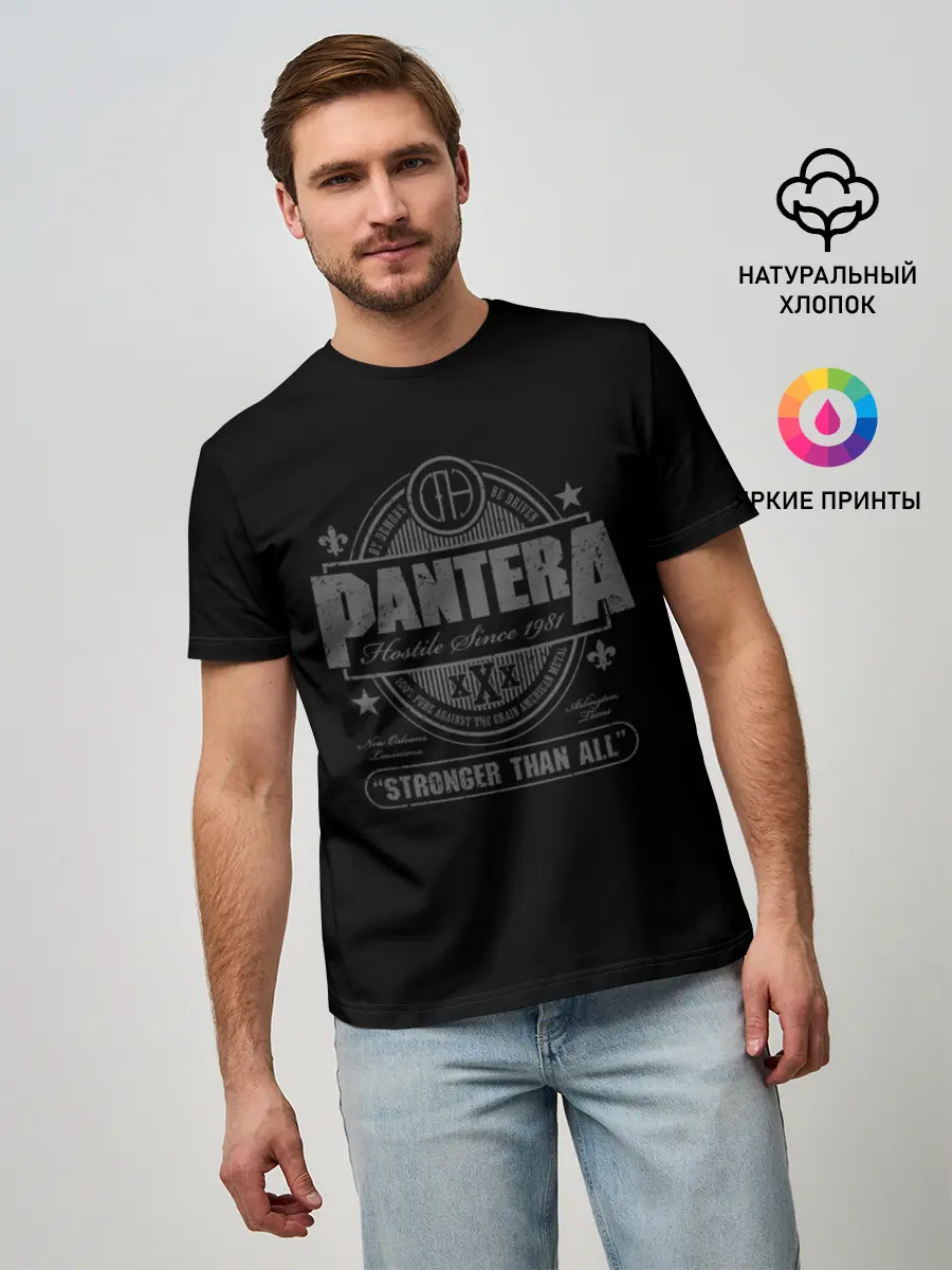 Мужская базовая футболка / PanterA 100% METAL